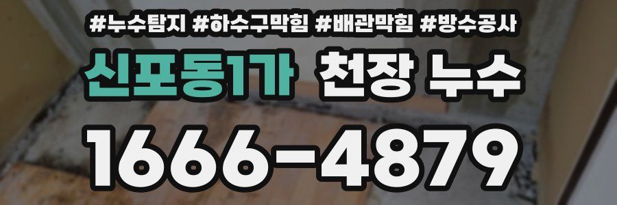 신포동1가 천장 누수
