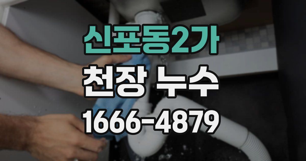 신포동2가 천장 누수