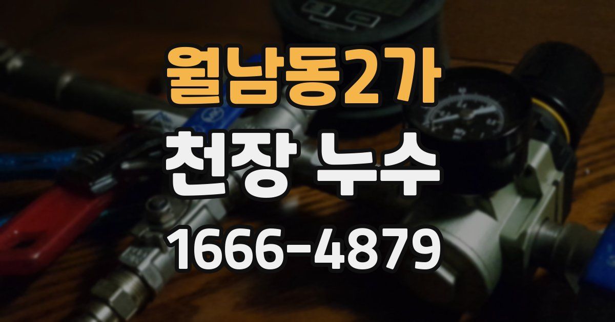월남동2가 천장 누수