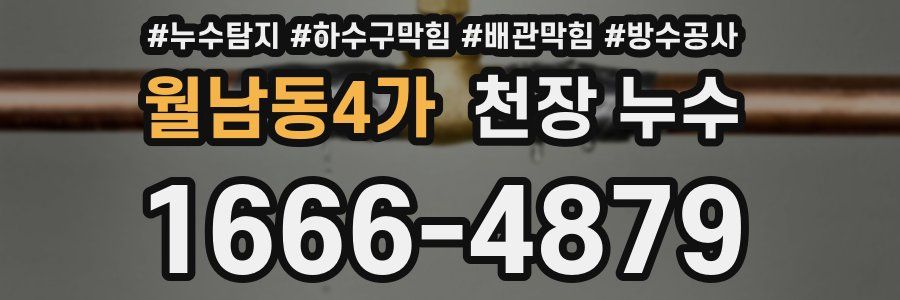 월남동4가 천장 누수
