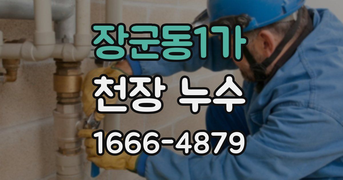 장군동1가 천장 누수