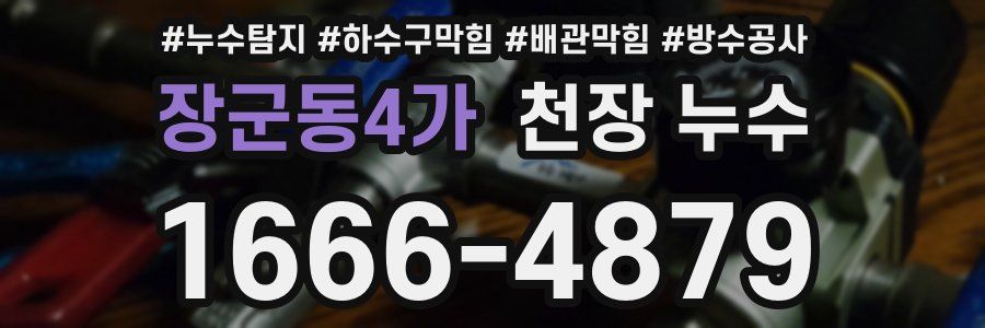 장군동4가 천장 누수