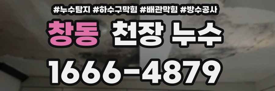 창동 천장 누수