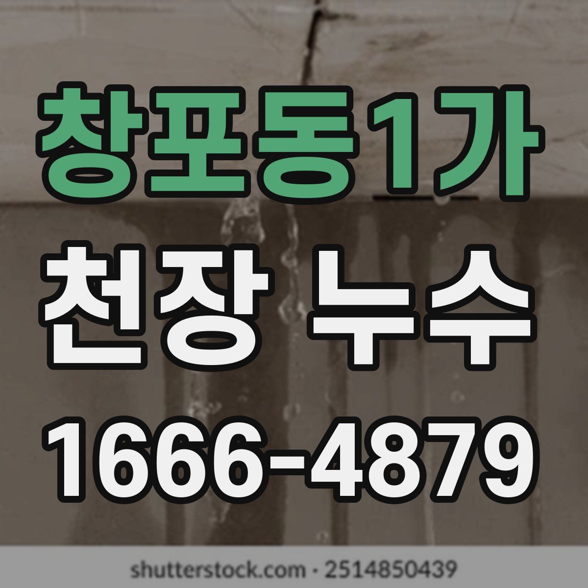 창포동1가 천장 누수