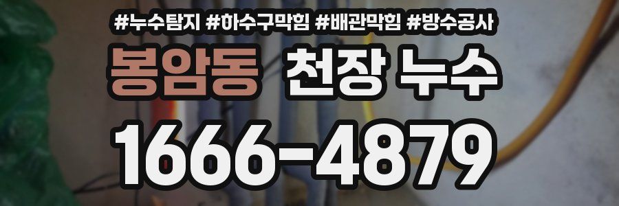 봉암동 천장 누수