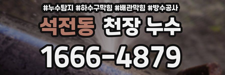 석전동 천장 누수