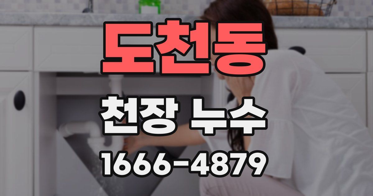도천동 천장 누수