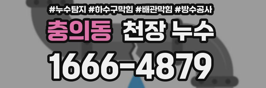 충의동 천장 누수