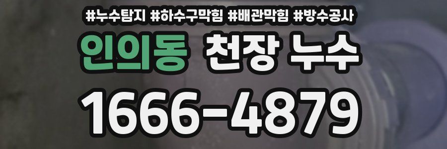인의동 천장 누수
