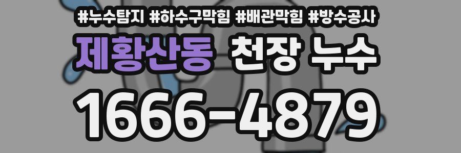 제황산동 천장 누수