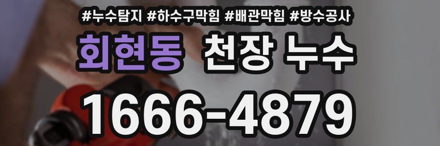 회현동 천장 누수