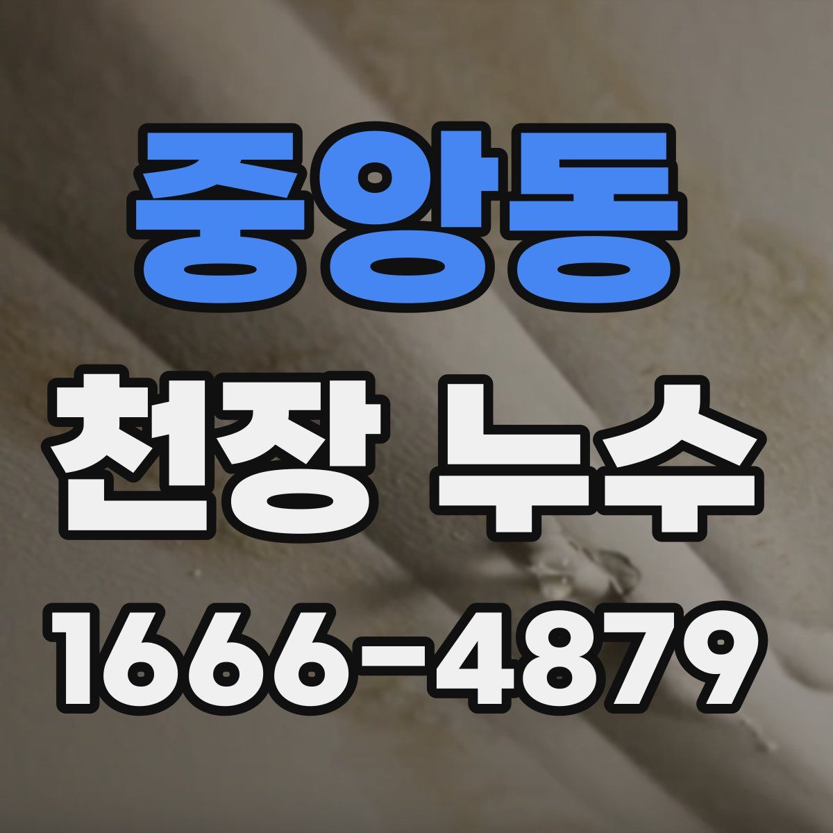 중앙동 천장 누수