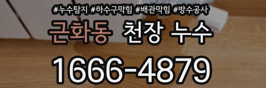 근화동 천장 누수