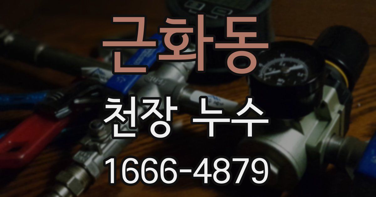 근화동 천장 누수