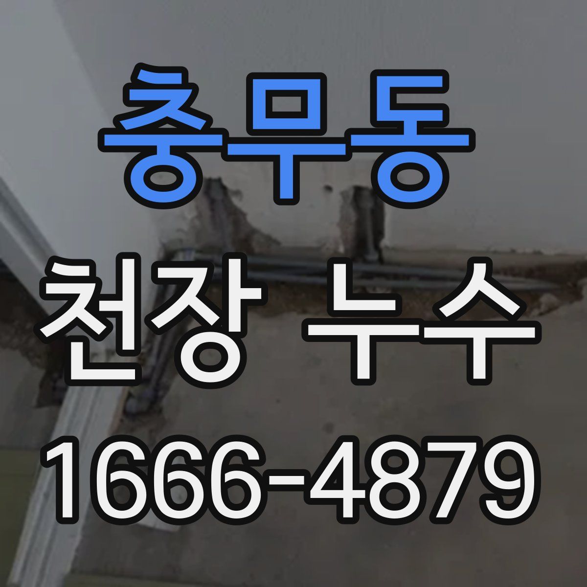 충무동 천장 누수