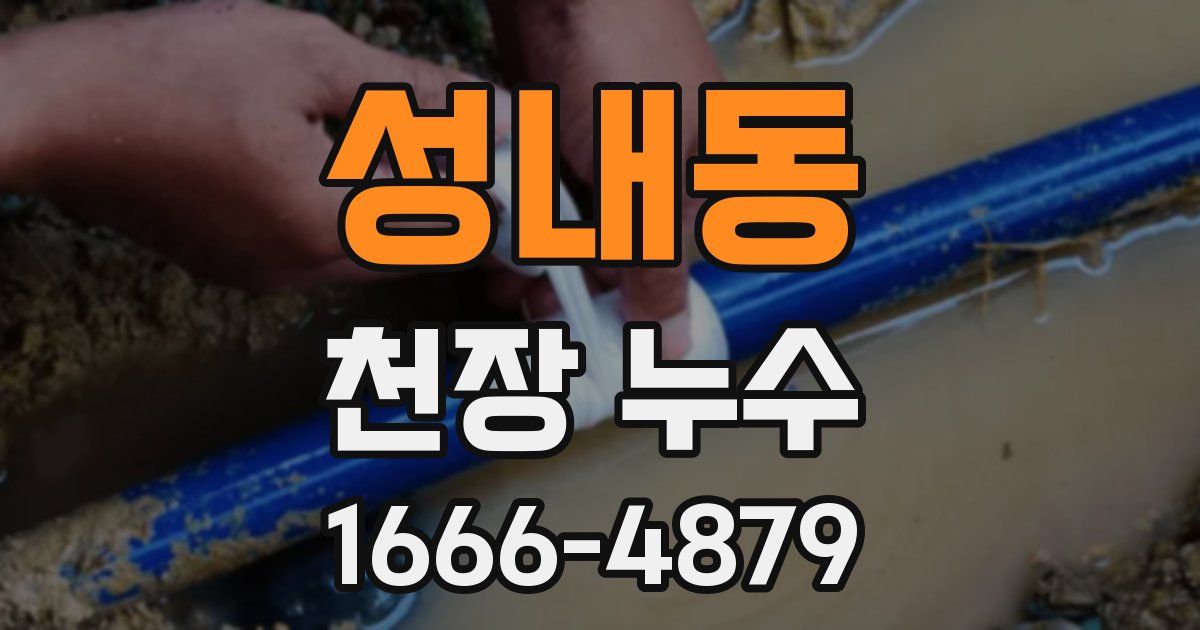 성내동 천장 누수