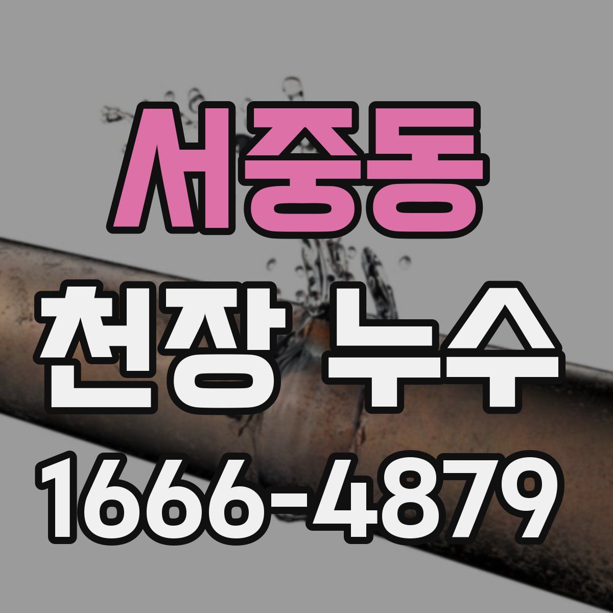 서중동 천장 누수