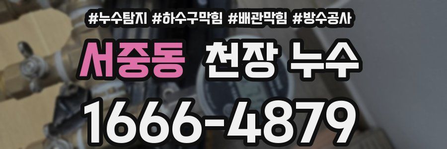 서중동 천장 누수