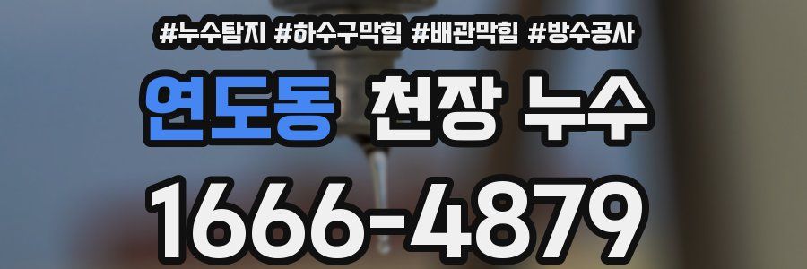 연도동 천장 누수