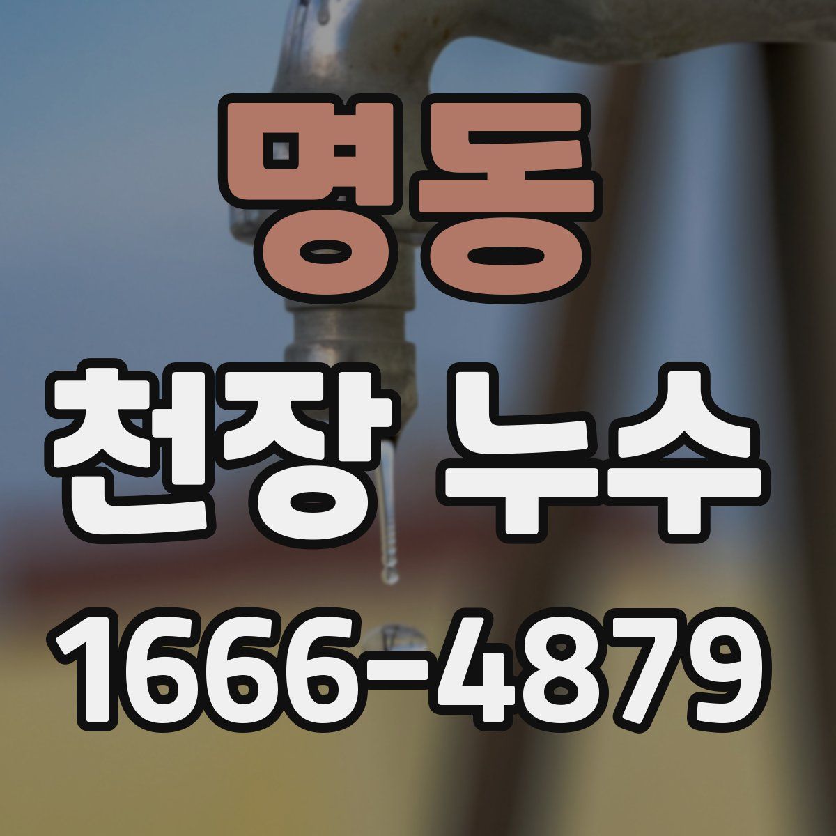 명동 천장 누수