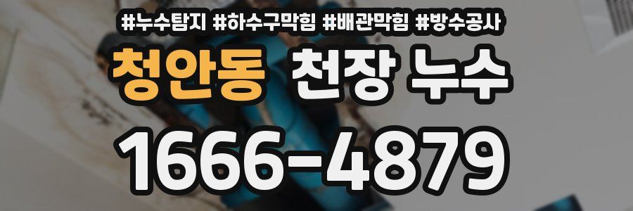 청안동 천장 누수