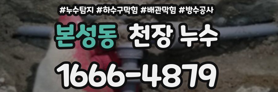 본성동 천장 누수