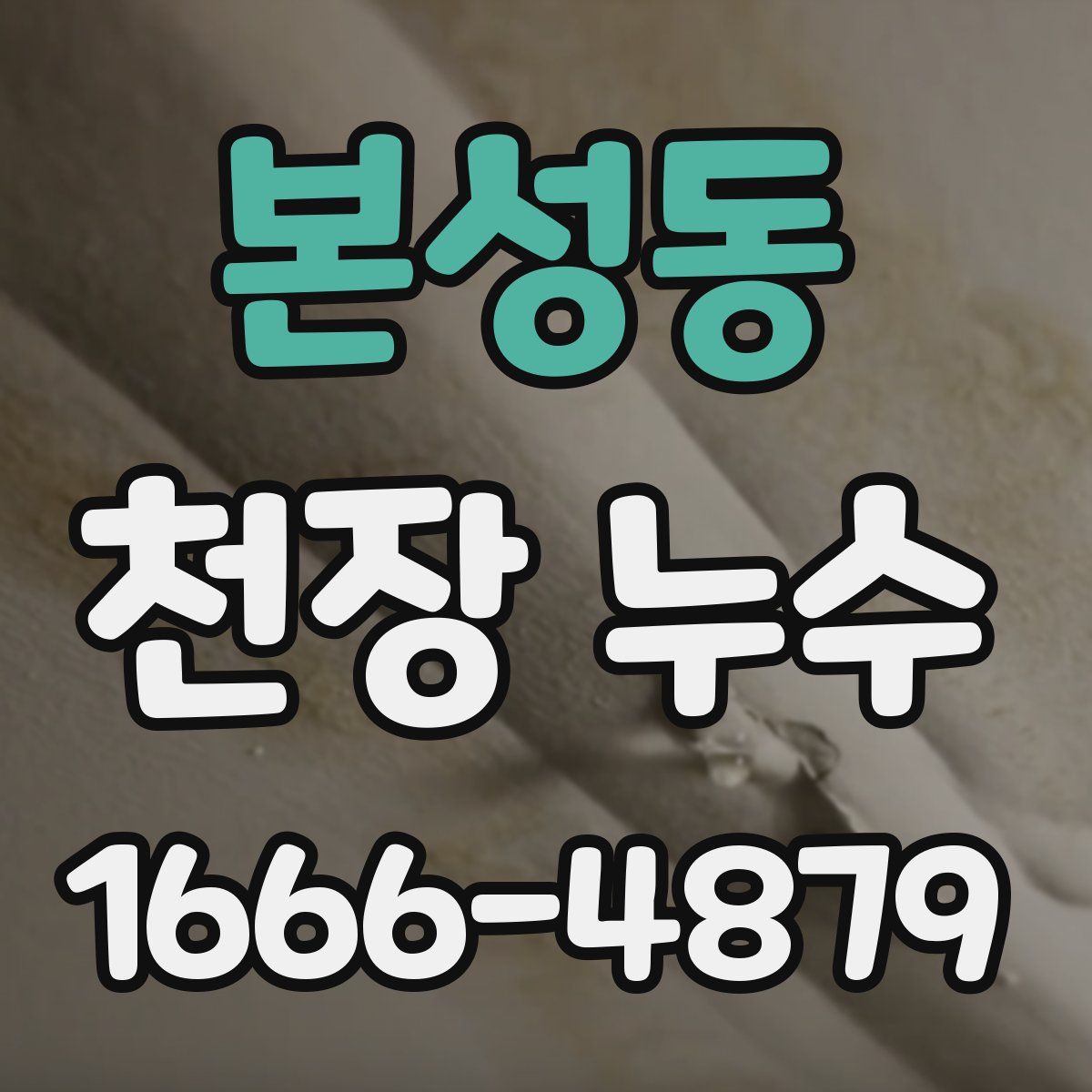 본성동 천장 누수