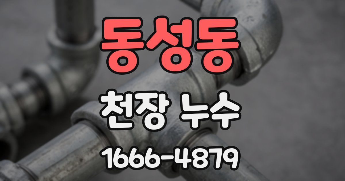 동성동 천장 누수