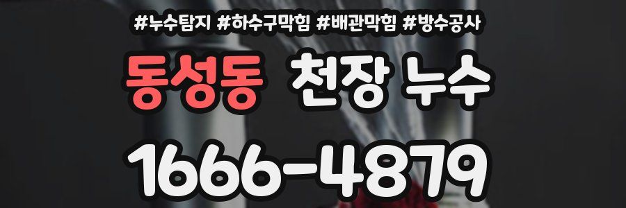 동성동 천장 누수