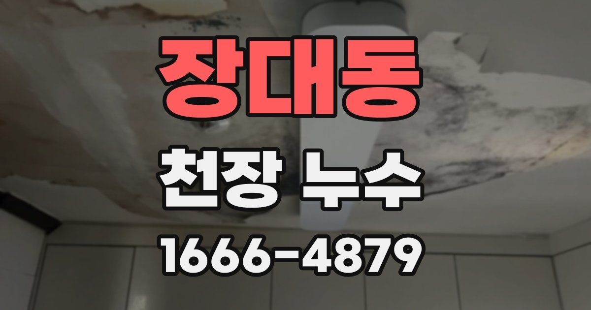 장대동 천장 누수