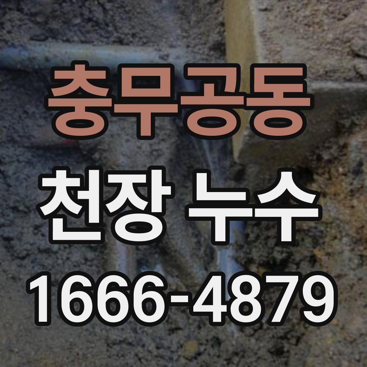 충무공동 천장 누수