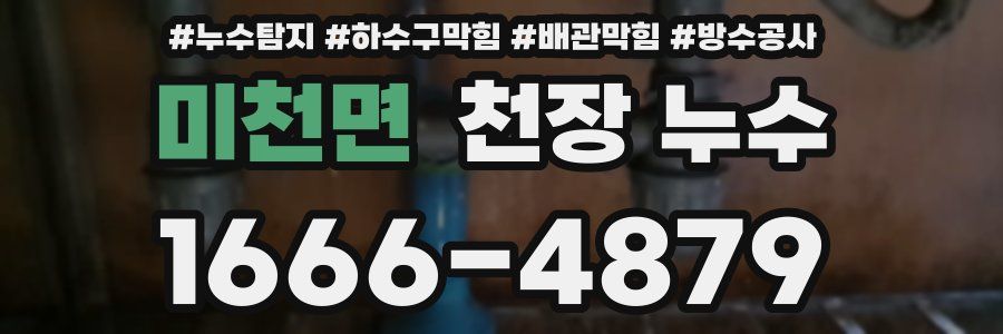 미천면 천장 누수