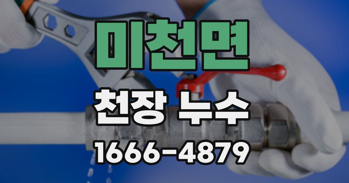 미천면 천장 누수