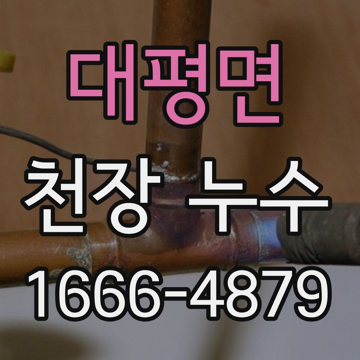 대평면 천장 누수