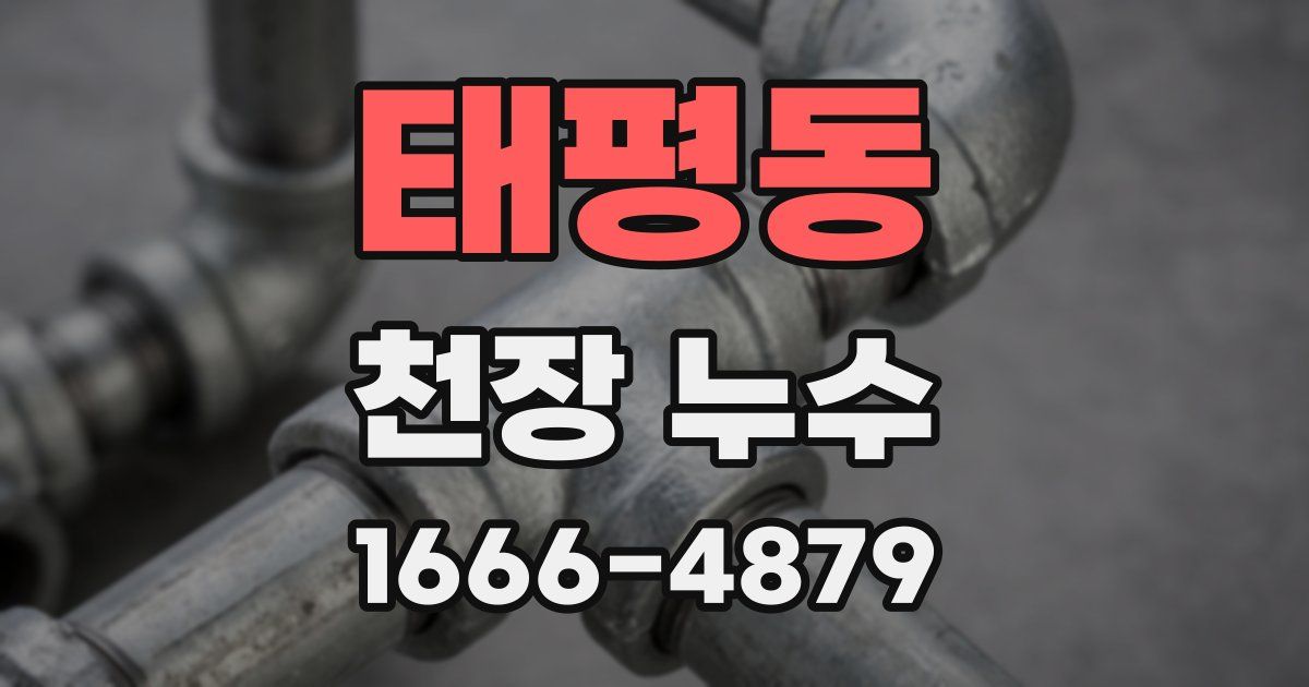 태평동 천장 누수