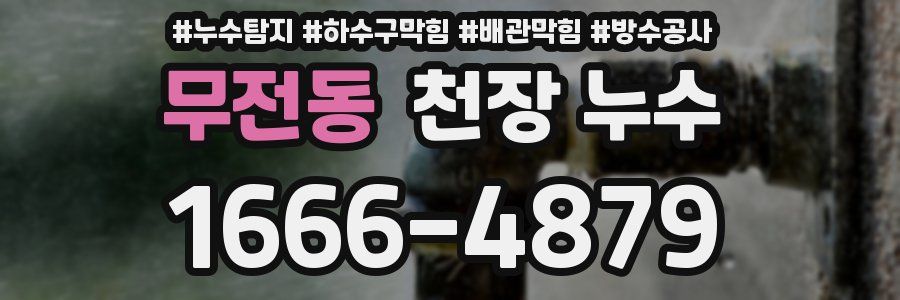 무전동 천장 누수