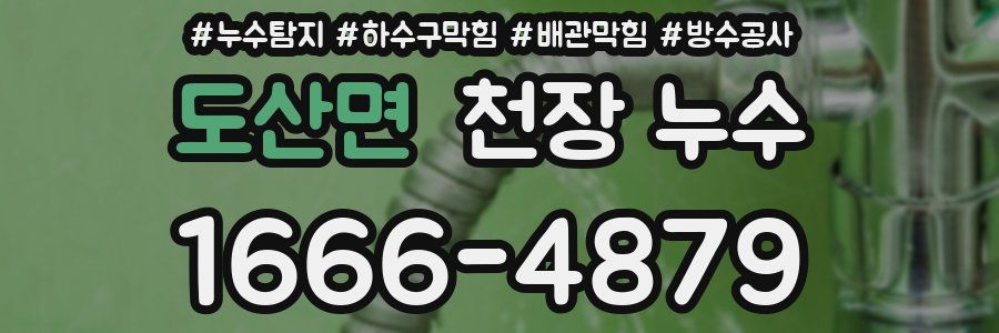도산면 천장 누수