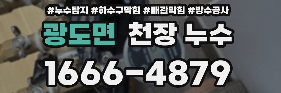 광도면 천장 누수