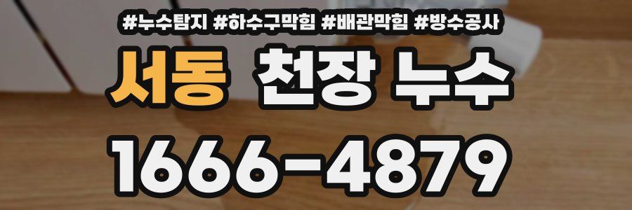 서동 천장 누수