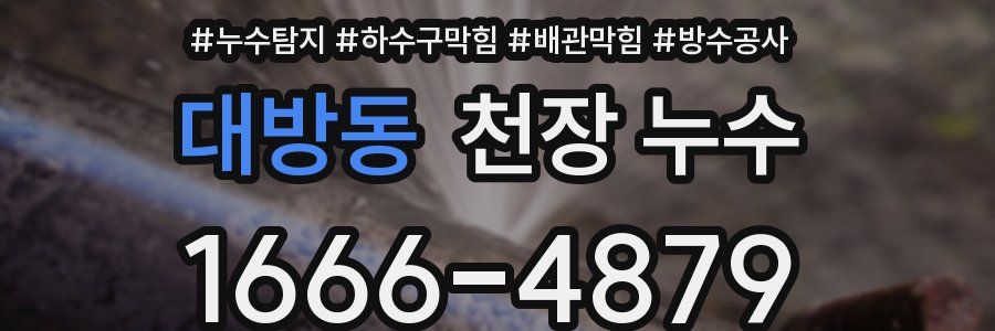 대방동 천장 누수
