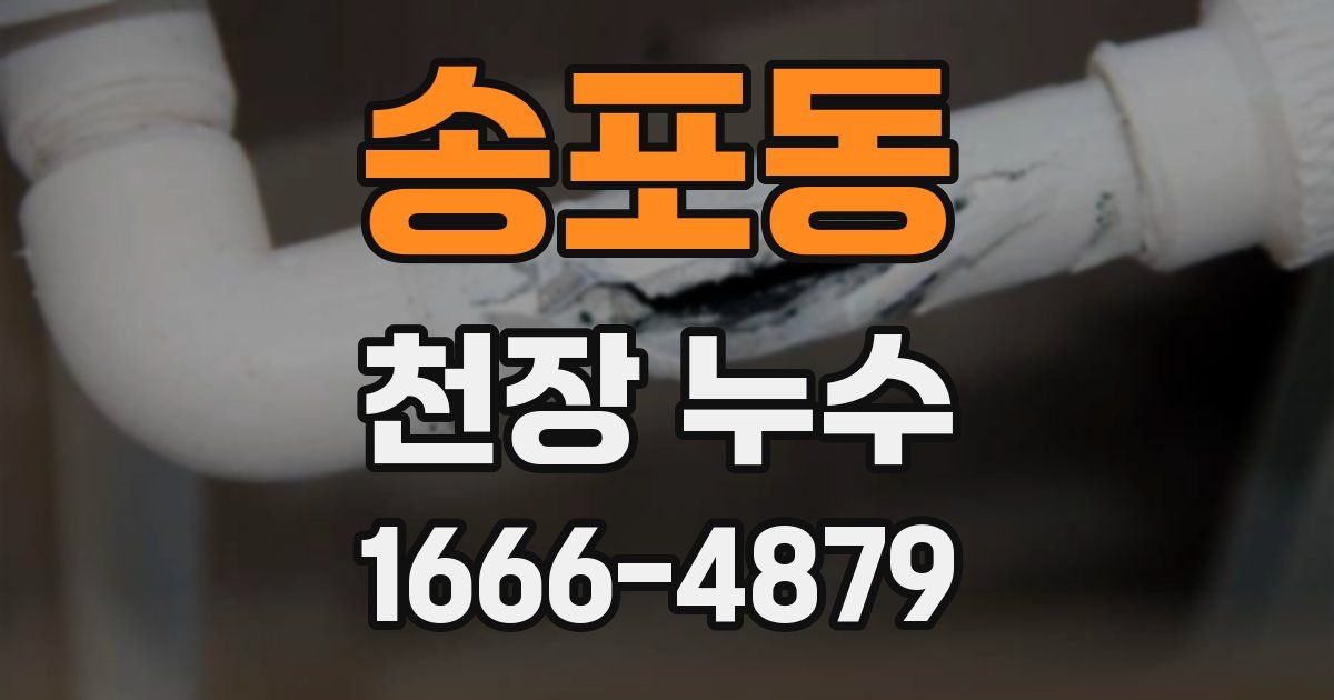송포동 천장 누수