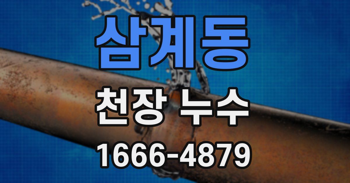 삼계동 천장 누수