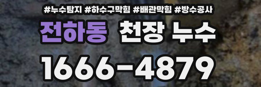 전하동 천장 누수
