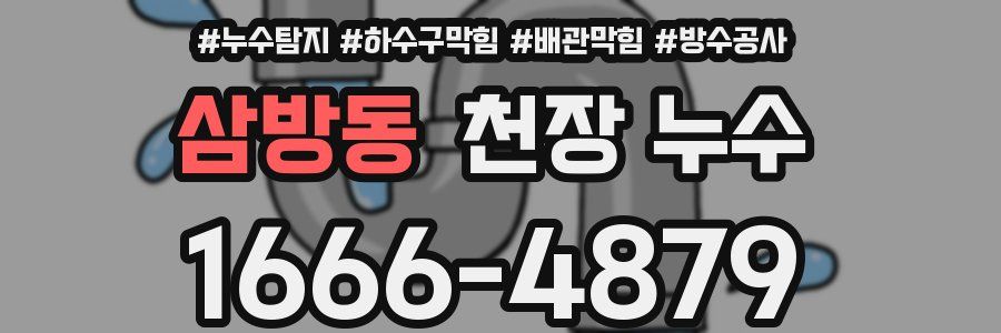 삼방동 천장 누수