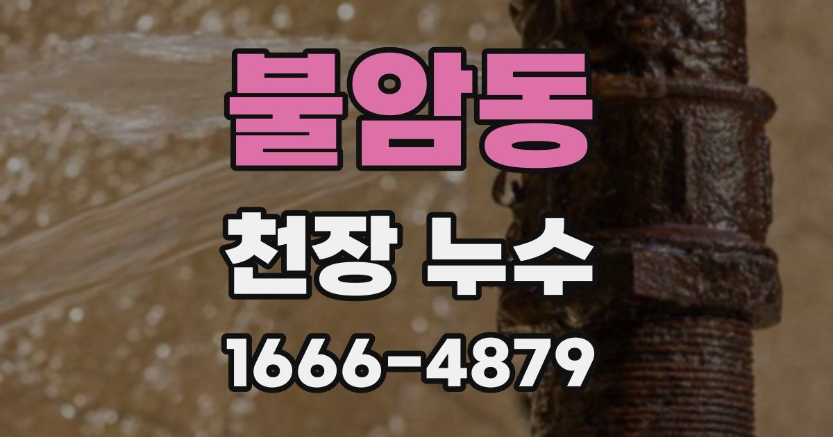 불암동 천장 누수