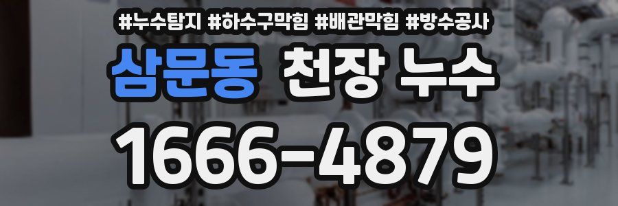 삼문동 천장 누수