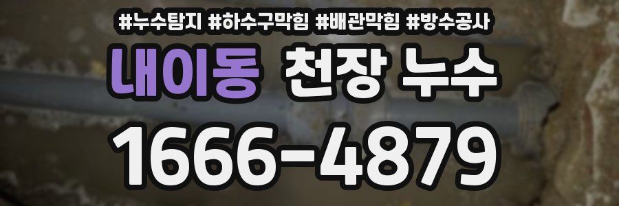 내이동 천장 누수