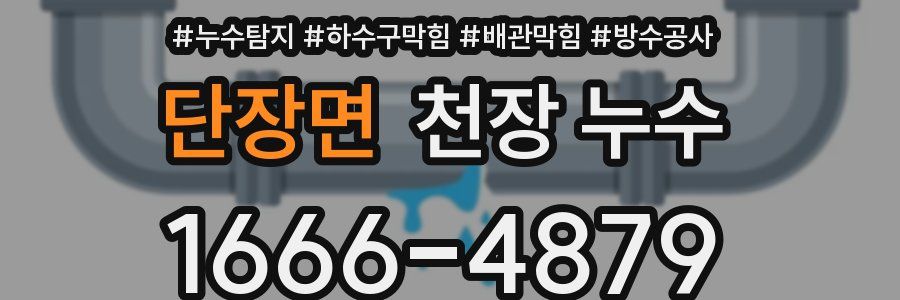 단장면 천장 누수