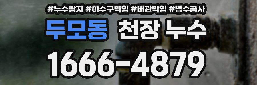 두모동 천장 누수