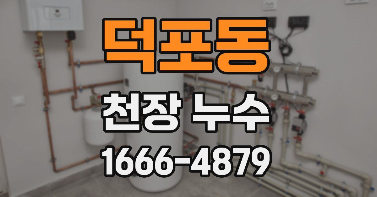 덕포동 천장 누수